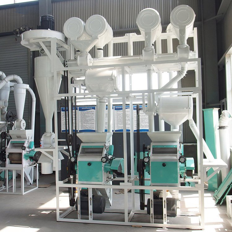 Grade 1 Sifted Mini Solar Powered Maize Miller Per Day 60 Tons 10 Tpd Wheat Flour Milling Machine