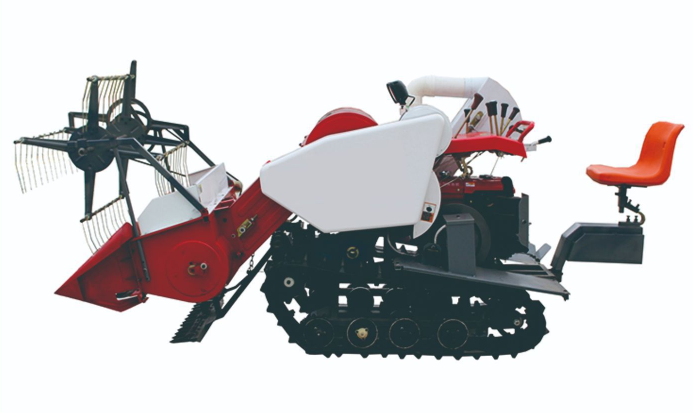 Small rice and wheat combine harvester Paddy  Soybean wheat highland barley harvesting and threshing all-in-one machine