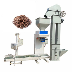 2kg 50kg Fertilizer Wood Pellet Flour Packing Machine Sewing Machine Seed Weighing Double Bucket Bagging Machine