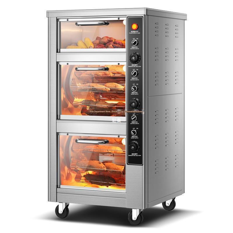 Fully automatic Stainless steel sweet potato roasting machine electric Power 4800w Voltage 220v/380v microwave oven