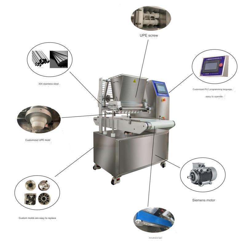 One machine for multiple purposes small cookie machine low noise cookie printing machine