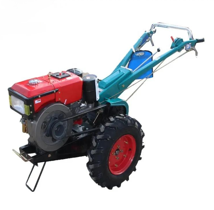 Farm Mini Diesel Motorcycle Power Cultivator Hot Selling Products 10 HP Multifunctional Tractors Prices Farm Land HINO Engine