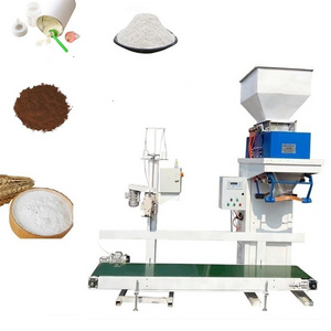 Semi - Automatic 10Kg 25 Kg 50 Kg Big Bag Rice Flour Milk Powder Filling Sealing Stitching Packing Machine