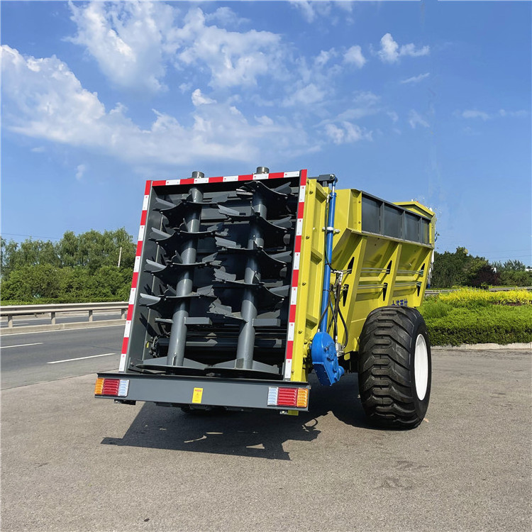 Farm Dry PTO Solid Dry PTO Drive Animal Manure Tractored Fertilizer Trailer Spreader Manure Spreader