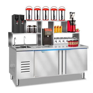 Intelligent temperature control milk tea equipment Voltage 220v/380v all set bubble tea equipment bar milk tea counter