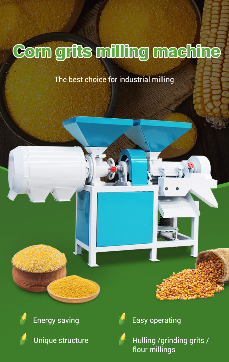 Industrial corn samp milling machine corn grits degerming mill milling machine