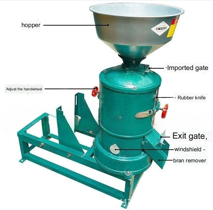 Multifunctional peeling machine millet rice milling machine corn quinoa barley barley millet soybean shelling machine