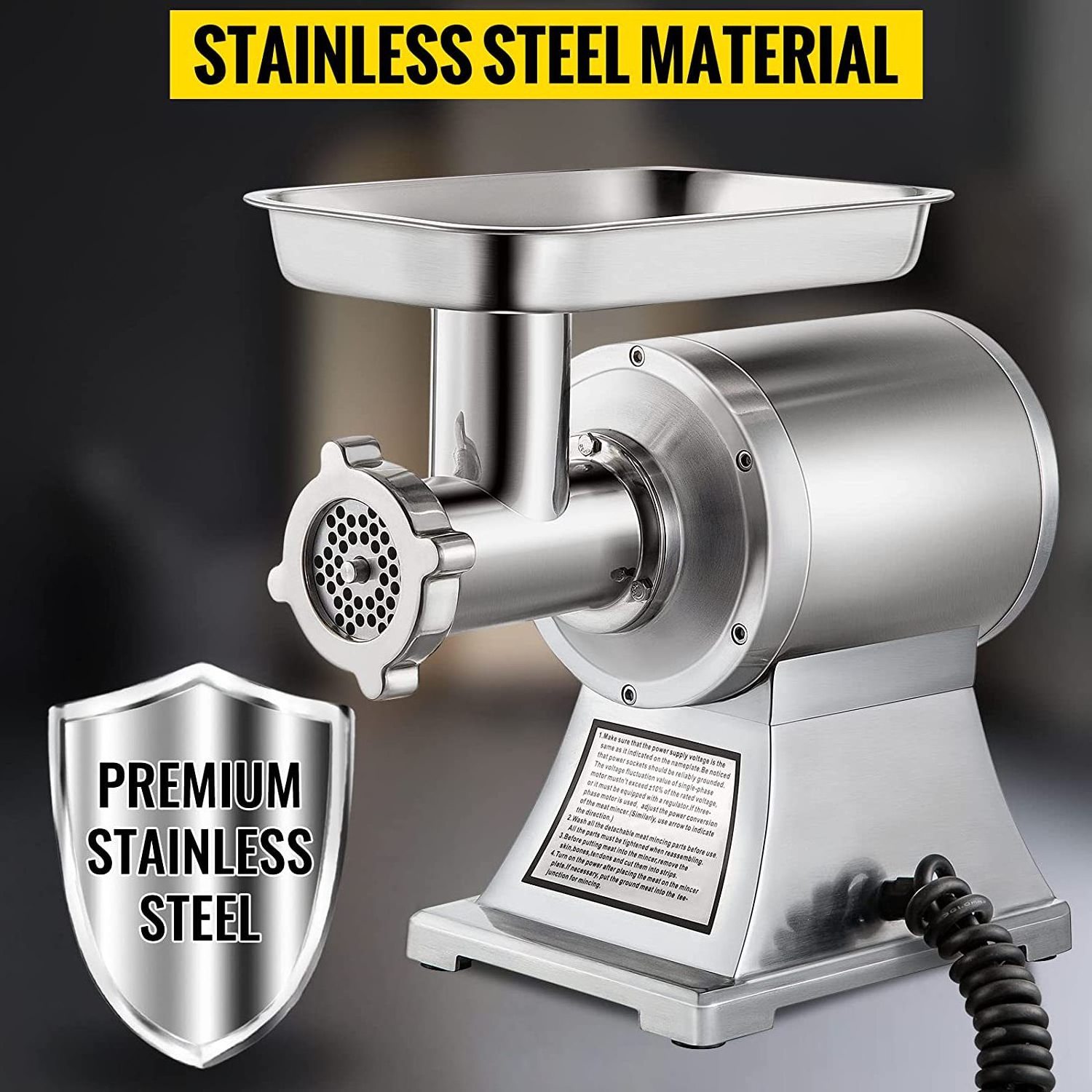 Excellent quality home meat grinder with CE certification stainless steel material mini meat grinder