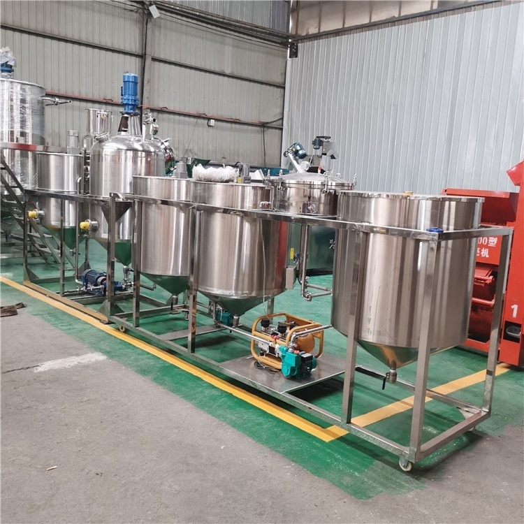 Edible oil dephosphorization deacidification and deodorization refining machine 380v olive oil refinery machine