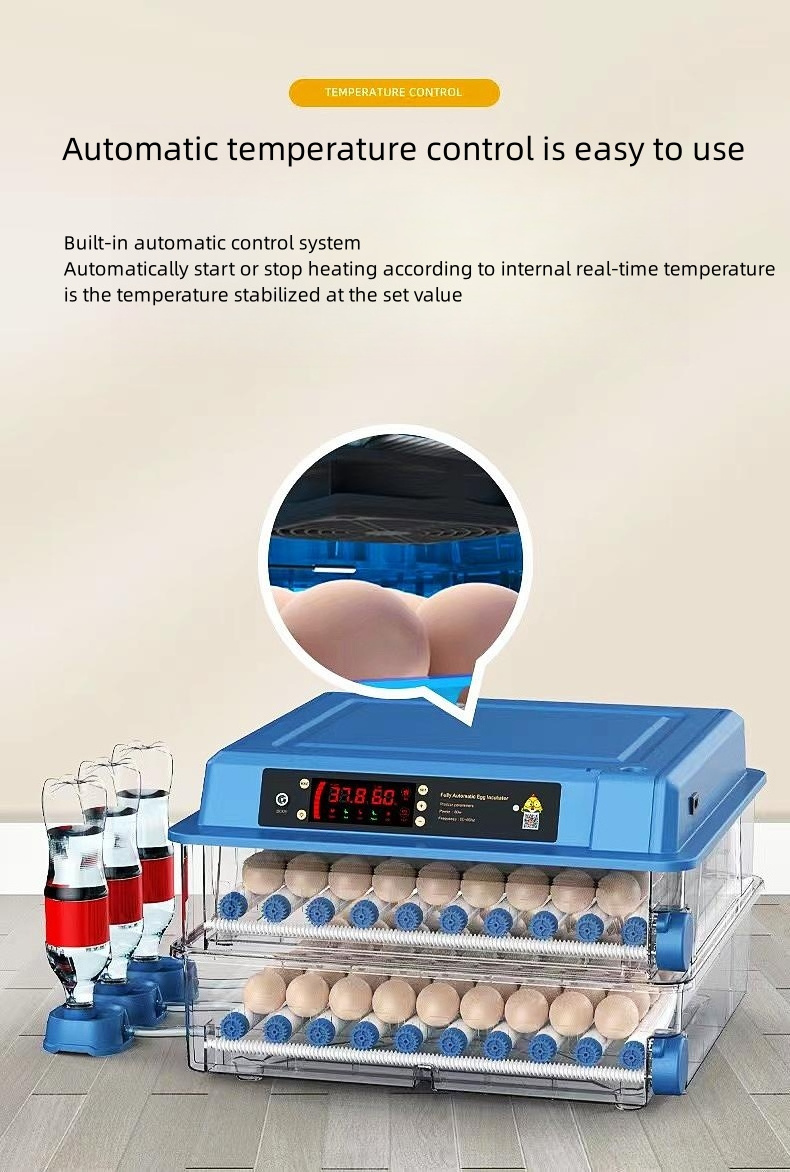 turkey egg incubator fully automatic incubator easy to use Dual power supply 220V/110V/12V