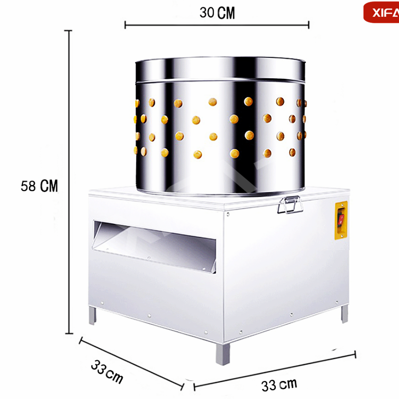 Chicken hair removal machine poultry hair removal machine capacity 4-5 chicken feather plucking machine