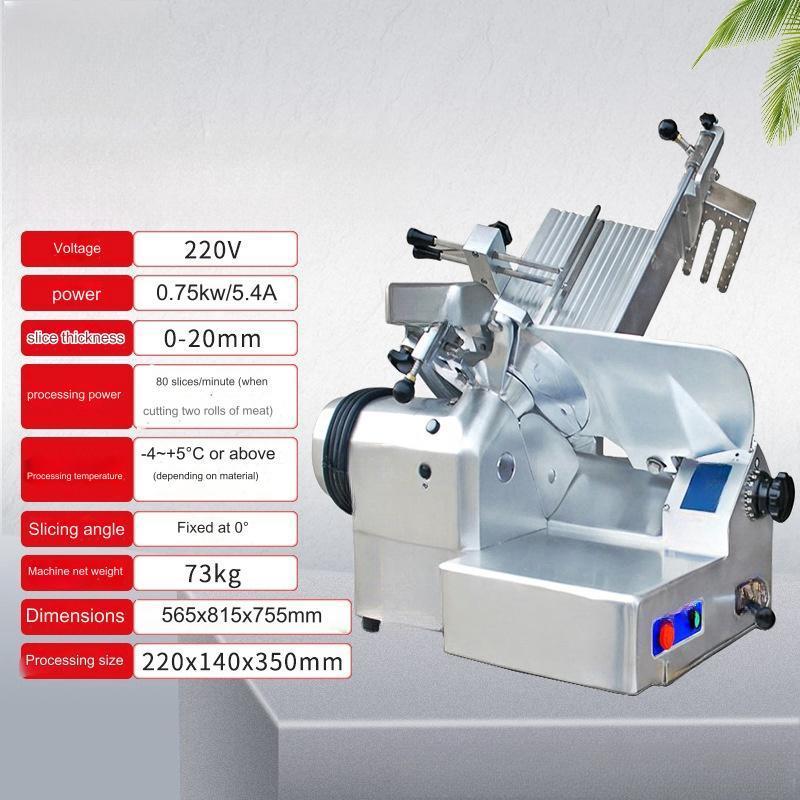 Popular design Processing capacity 80 tablets/minute 220v 0.75kw automat frozen meat slicer