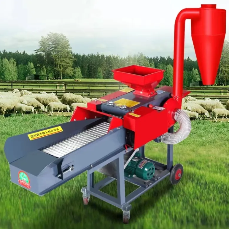 Multifunctional hay cutting machine new dry and wet dual-purpose cattle and sheep breeding feed grass cutting machine