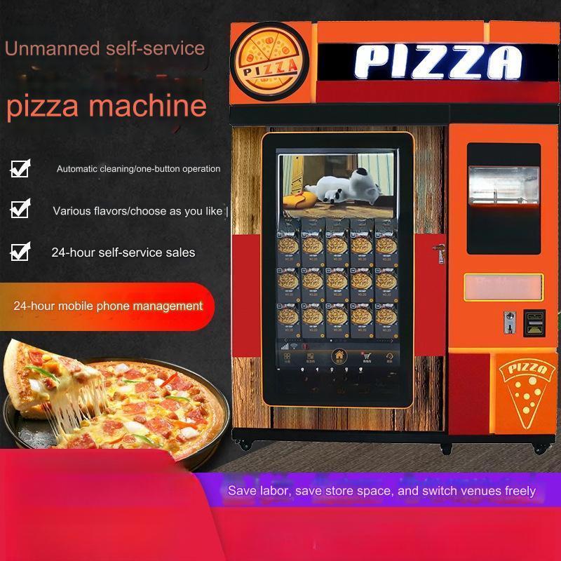 Excellent quality Dual balance heating system 24-hour self-service sales Capacity 110L pizza vending machine