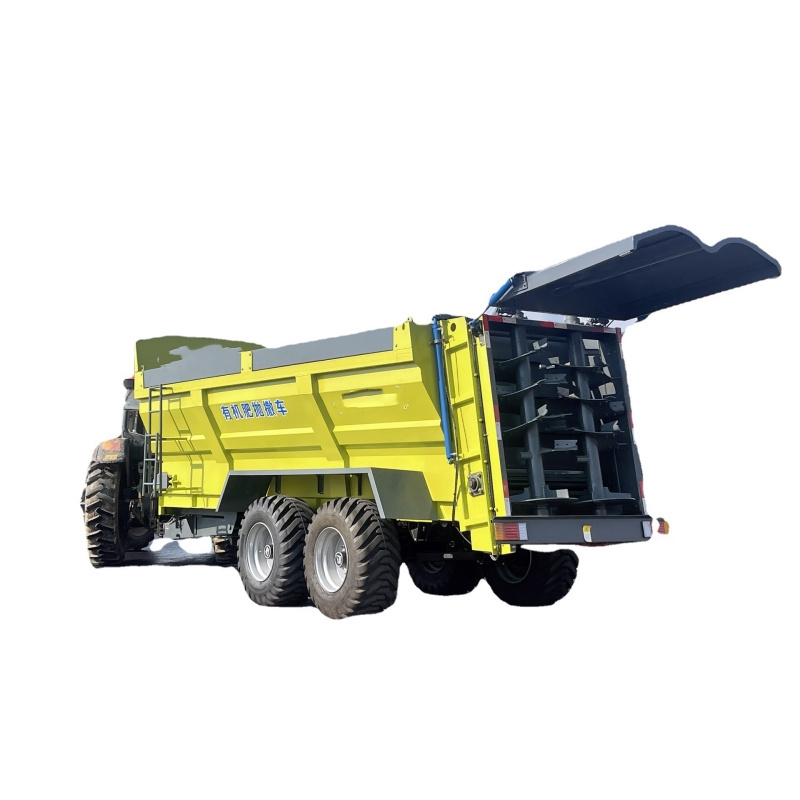 Farm Dry PTO Solid Dry PTO Drive Animal Manure Tractored Fertilizer Trailer Spreader Manure Spreader