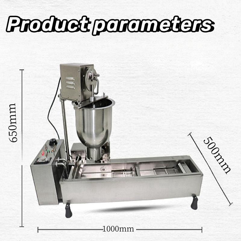 360-degree fully waterproof used donut machine 304 stainless steel material fully automatic donut making machine