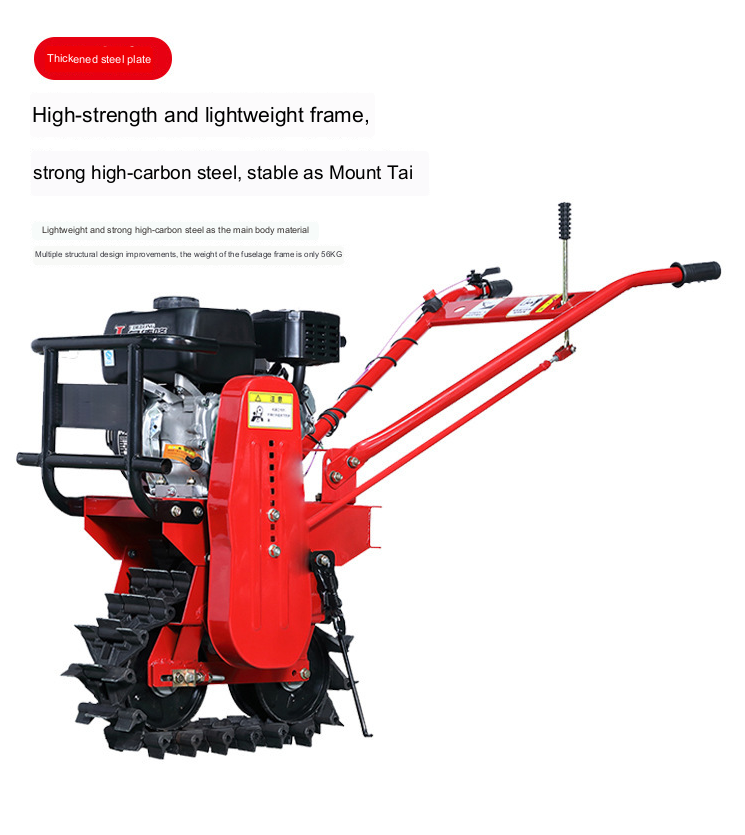 High Quality Agricultural Machinery Use Mini Power Tillers 8HP Rotary Cultivator for Farm and Home 50 Multifunctional Provided