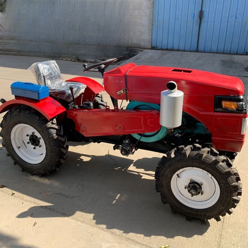 The latest model in 2024 tractor de agricultura  garden tractor One machine for multiple purposes