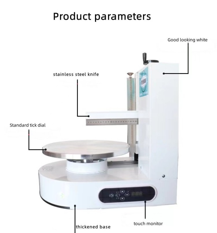 Enlarge the turntable sus304 Cake Spreading Machine Frosting Icing Machine Cake Machine extremely fast production in 30 seconds