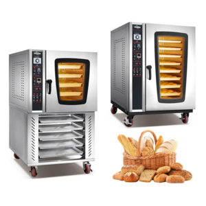 Automatic electric convection rotary oven for baking bakery and confectionery products electric oven