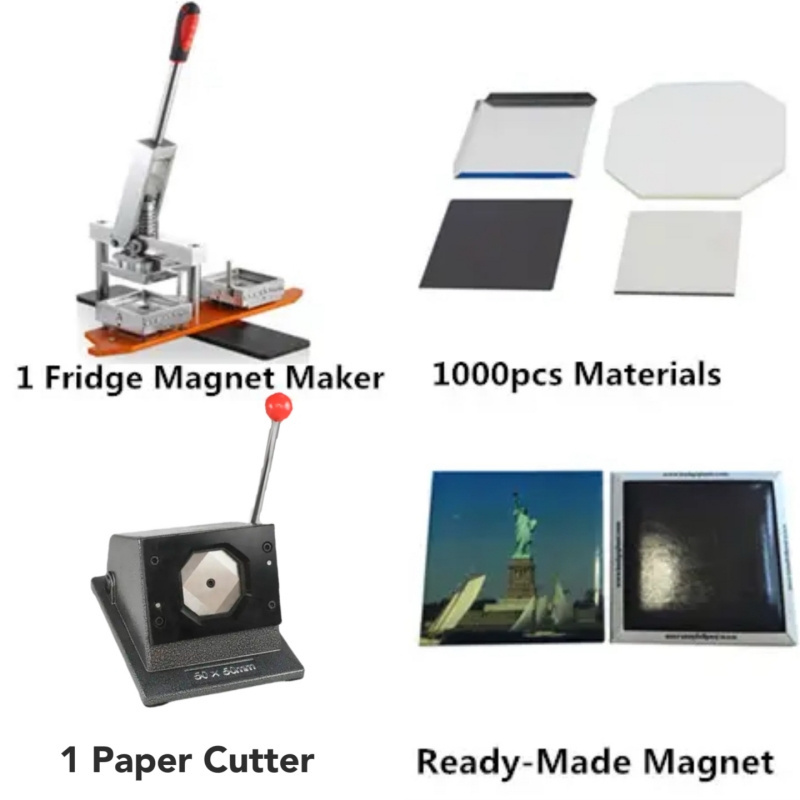 Manual Fridge Magnet Machine photo magnet machine badge making machine