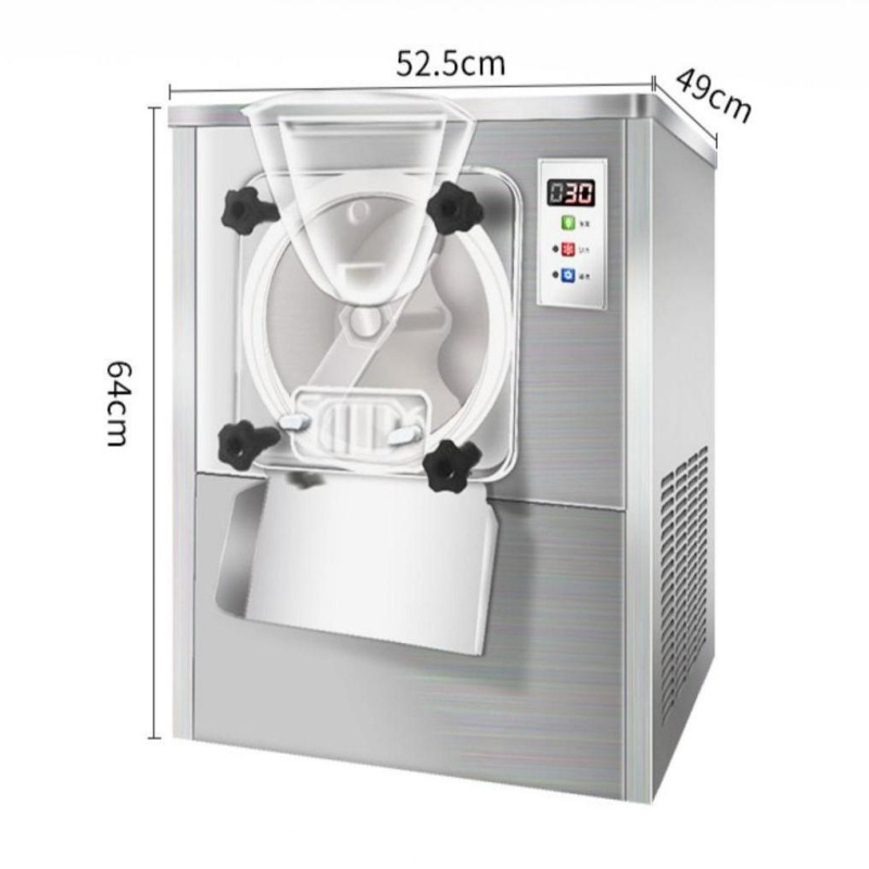 1400W 220V Vertical Desktop Small Commercial Industrial Gelatos Gelato Hard Ice Cream Maker Making Machine Price