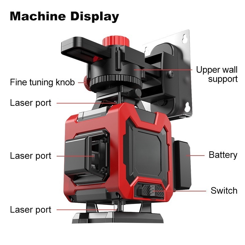 Multifunction professional laser level Accuracy 3mm/10m laser level line laser Stable and durable