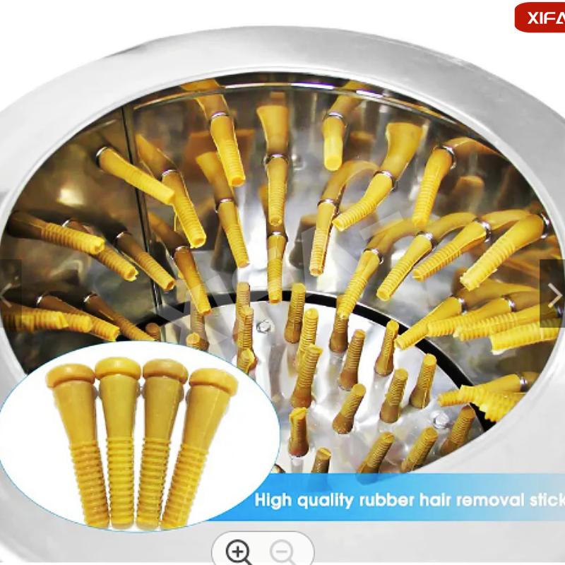 Chicken hair removal machine poultry hair removal machine capacity 4-5 chicken feather plucking machine