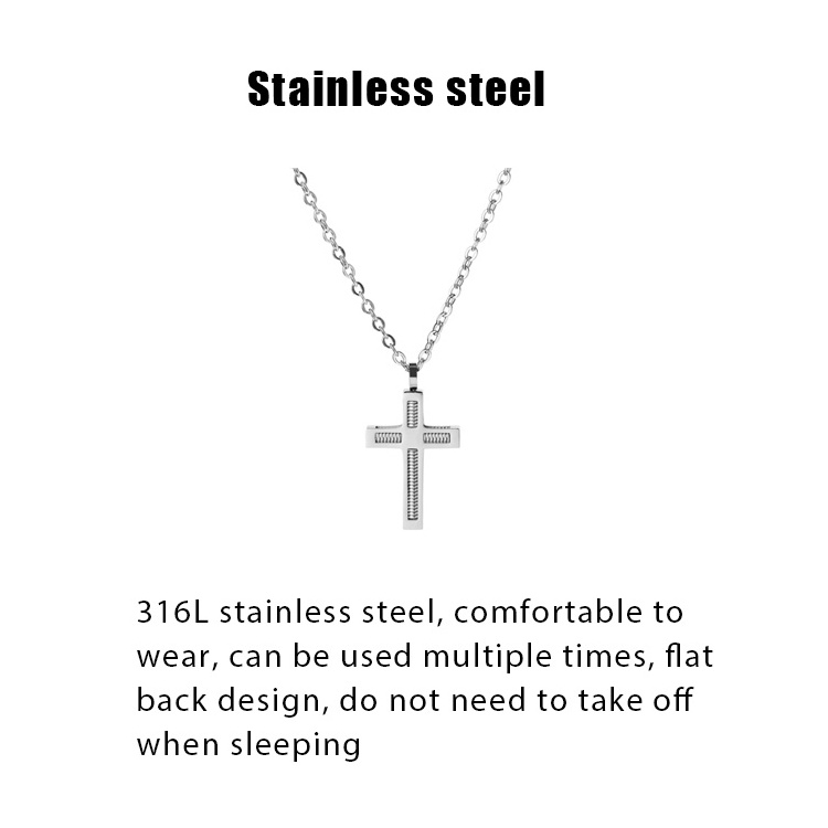 Hip Hop Retro Chain Natural Stone Ethnic Long Pendant Boxing Stainless Steel Necklace For Men