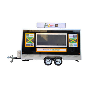 American Popular Street Outdoor Fast Food Carts Crepe Food truck with Snack Mobile Kitchen Cooking Equipment Price