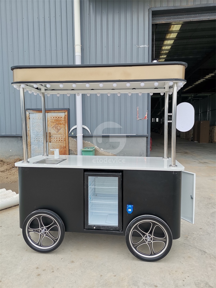 Ice Cream Trolley Carts Mobile Cart Ice Cream Machine Ice Cream Push Cart