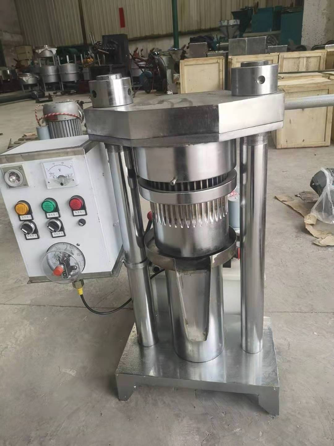 20KG-25KG/hour Vertical Hydraulic Small Cold Sesame Coconut Olive Oil Press Machine