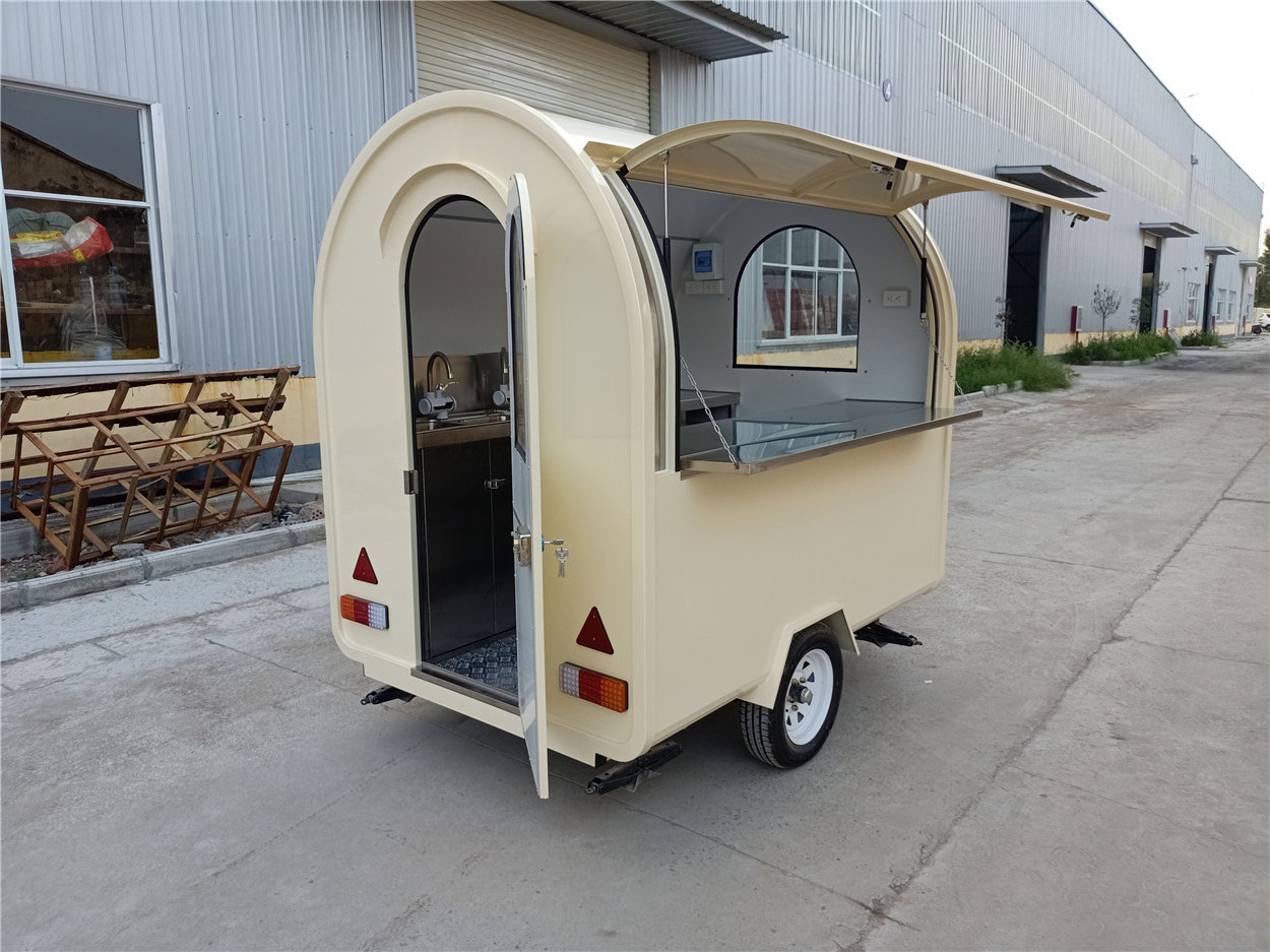 Australia standard outdoor mobile fast food carts kiosk, popsicle ice cream vending carts hot dog food trailer truck for sale