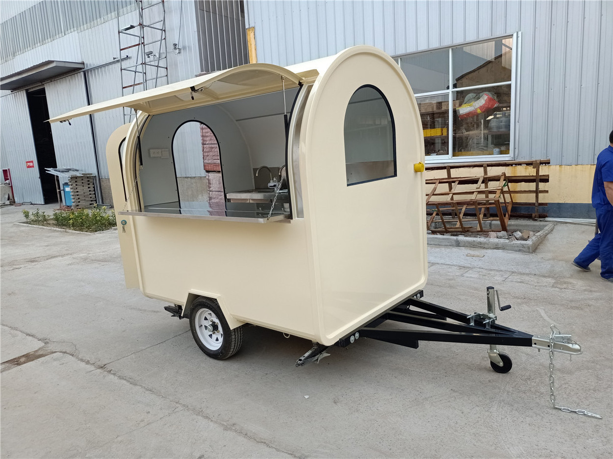 Australia standard outdoor mobile fast food carts kiosk, popsicle ice cream vending carts hot dog food trailer truck for sale