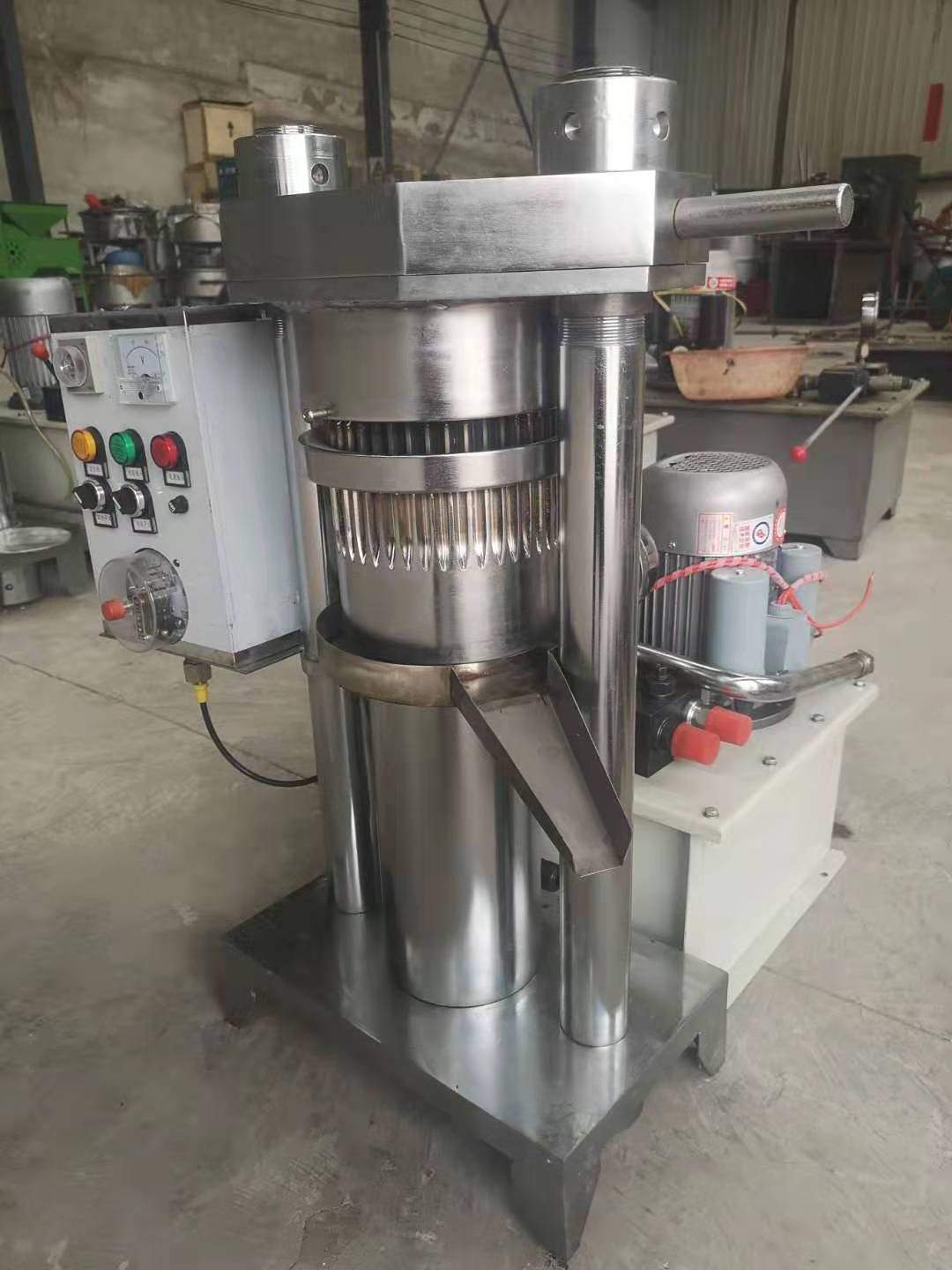 20KG-25KG/hour Vertical Hydraulic Small Cold Sesame Coconut Olive Oil Press Machine