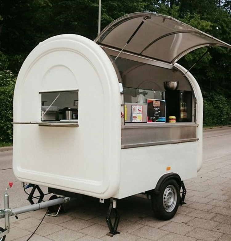 Custom Europe Mobile Kitchen Street Van Trailer Hot Food Cart Catering Trailer Manufacturer