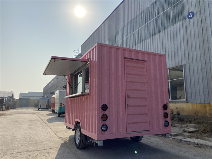 Towable Mobile Vending Trailer Cars Mobile Small Kitchen Restaurant Snack Trailer/fast Carts Selling Food Truck