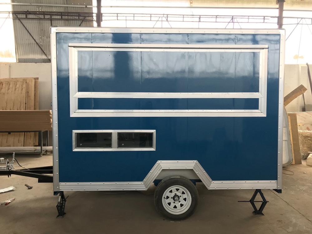 Cheap concession food trailer hot dog cart/ice cream trucks food cart trailer