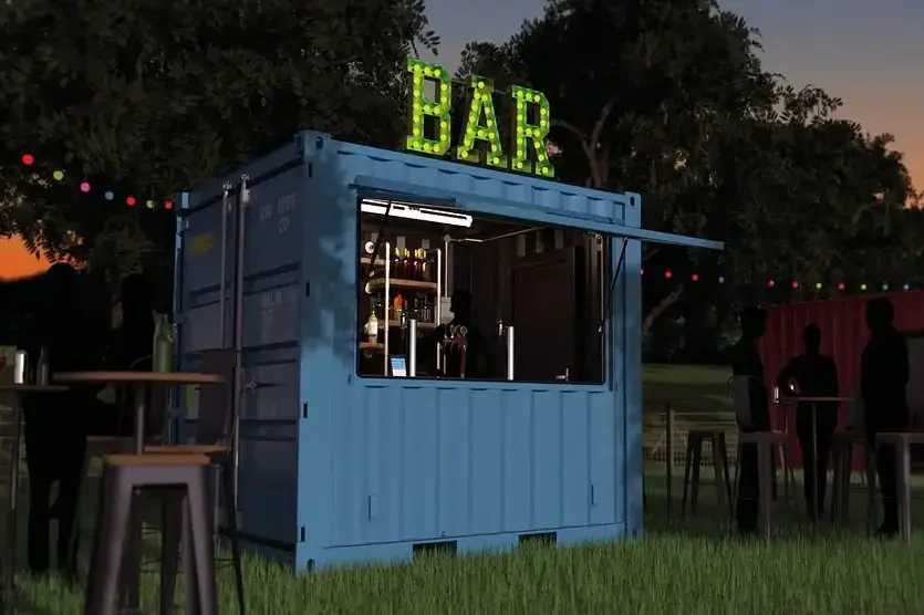 Professional Customized Container Coffee Shop Bar Fast-food Restaurant Store Kiosk Booth