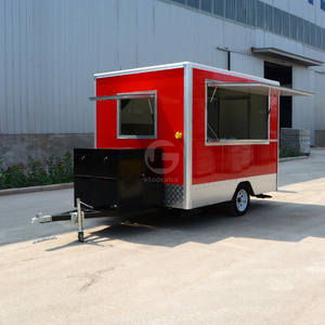 Mobile Food Truck Catering Beverage Trucks Fast Food Vendor Trailer For Sale