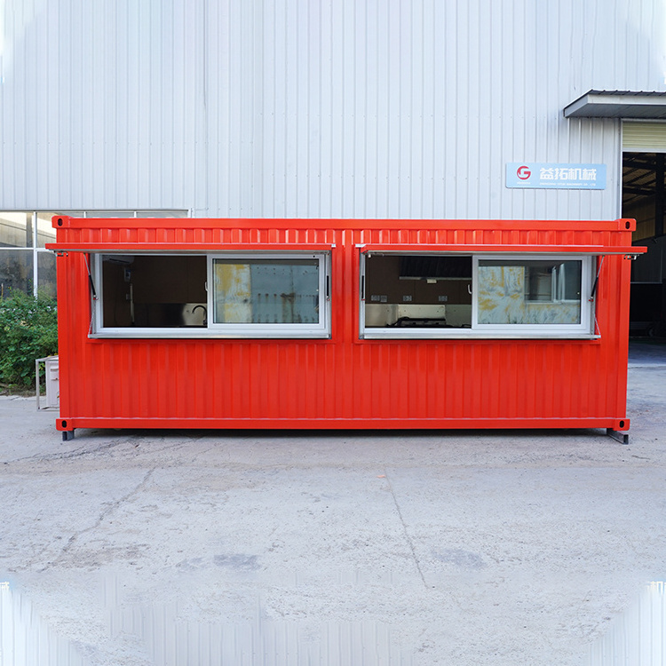 Mobile Restaurants Shipping Container for Full-Service Restaurant 20ft Container Cafe Coffee Shop