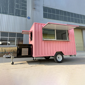 Towable Mobile Vending Trailer Cars Mobile Small Kitchen Restaurant Snack Trailer/fast Carts Selling Food Truck