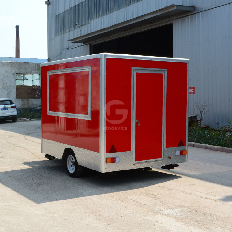 Mobile Food Truck Catering Beverage Trucks Fast Food Vendor Trailer For Sale