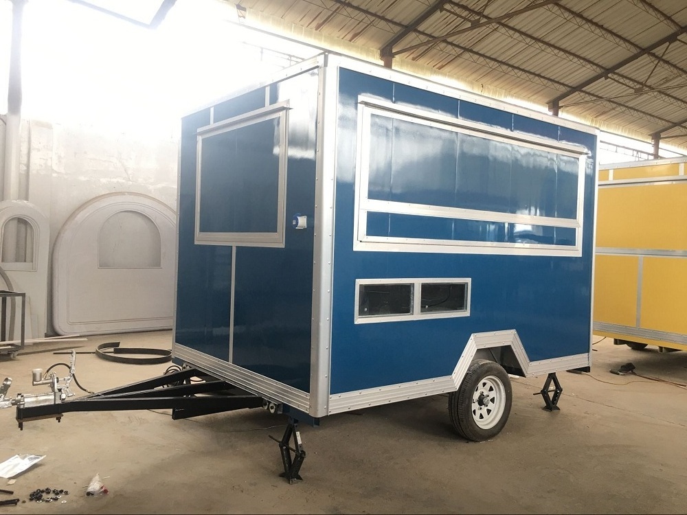 Cheap concession food trailer hot dog cart/ice cream trucks food cart trailer