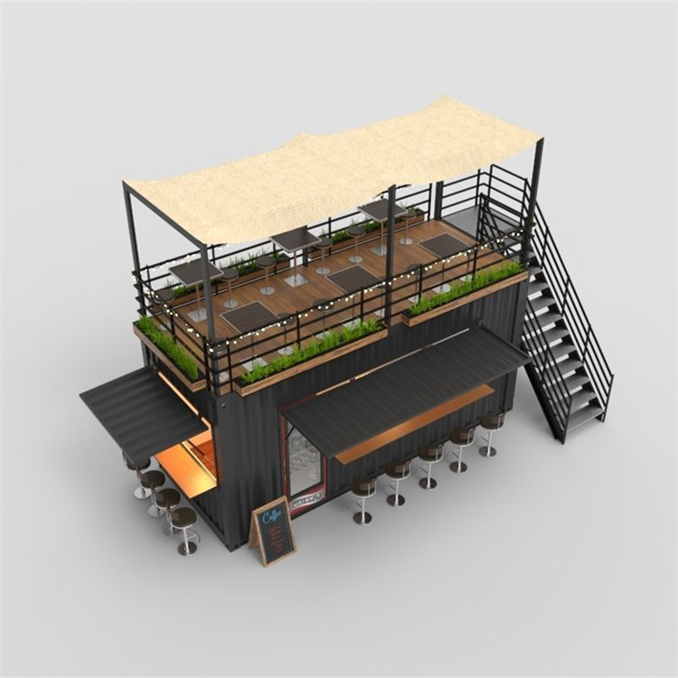 Yituo restaurant bar shipping prefab home house prefab  modular house small cafe container 10ft 40 foot container price