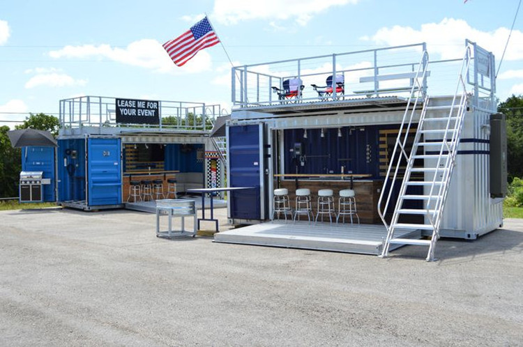 20ft/ 40ft Food Shipping Container Bar Restaurant 10ft Pop-up Shipping Kiosk Design Pop Up Shop With Fast Delivery