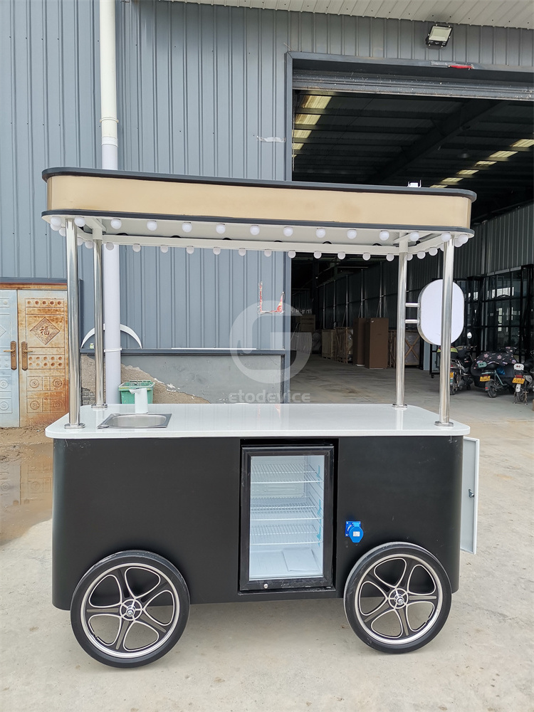 Ice Cream Trolley Carts Mobile Cart Ice Cream Machine Ice Cream Push Cart