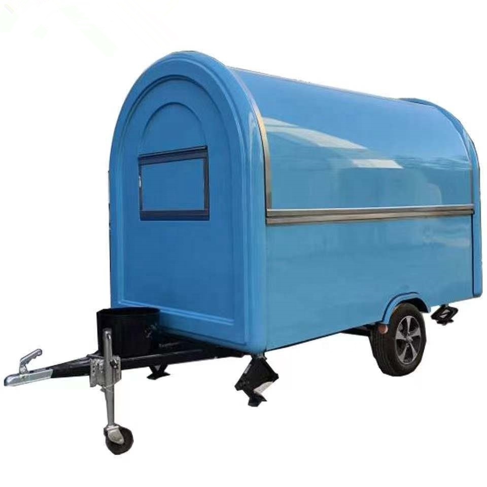 Airstream commercial mobile french fries hot dog food cart with grill and deep fryer pizza food truck van consession trailer