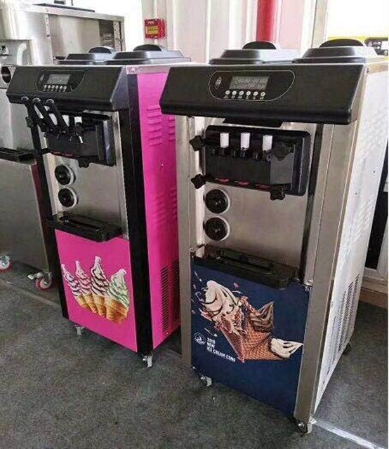 High Quality Soft Serve 3 Flavor Used vending frozen yogurt machine / ice cream machine for sale  with Super performance