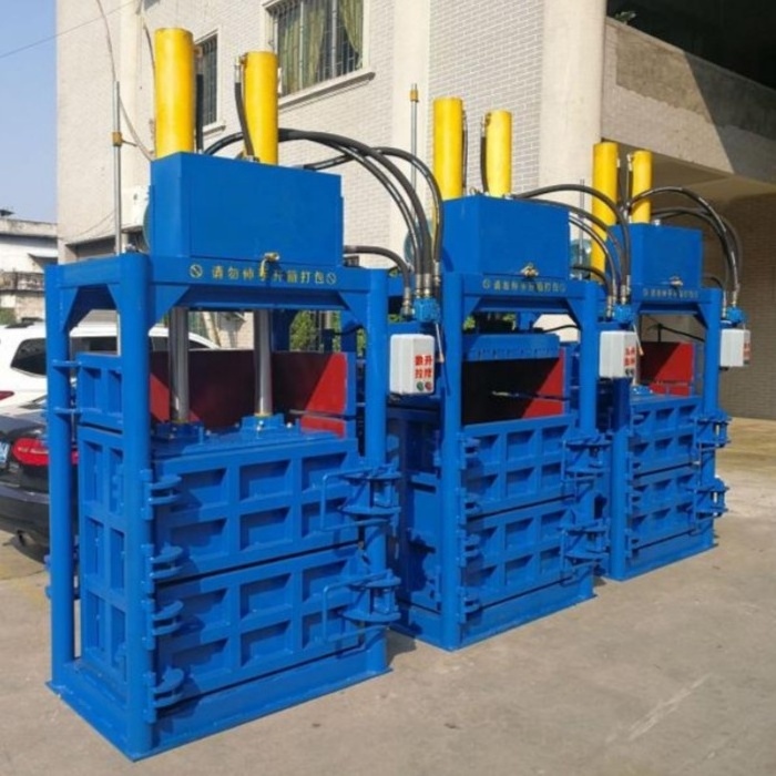 Popular and high efficiency Automatic Plastic scrap baler/pet bottle hydraulic vertical baling machine